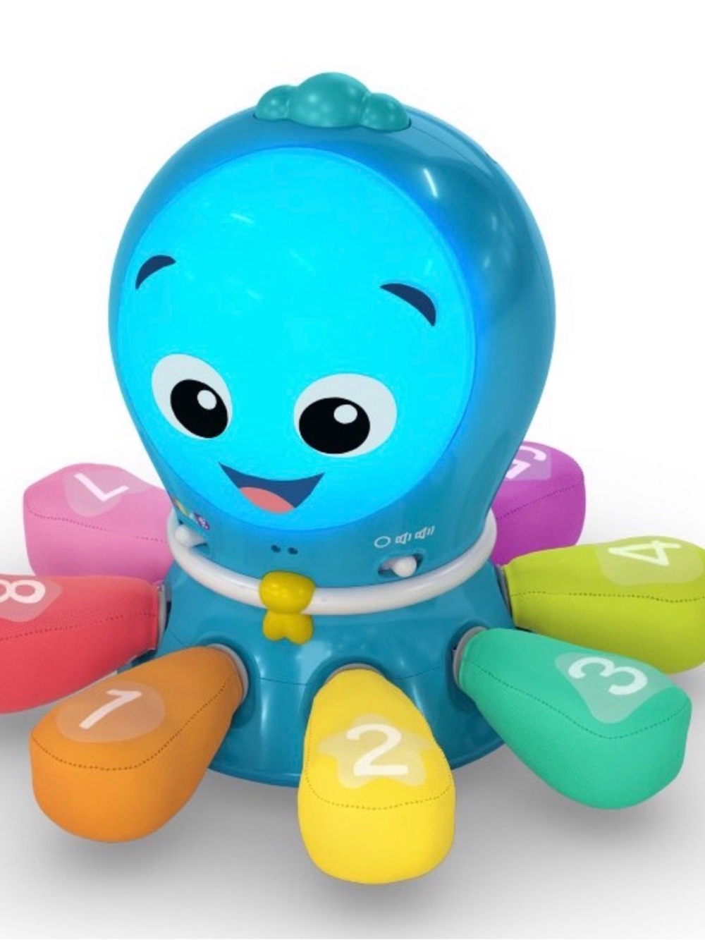 Blue Interactive Octopus Learning Toy for Kids - Numbered Colorful Tentacles